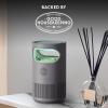 imageSTEM Flying Insect Fan Trap for Indoor Bug Control Attracts Mosquitoes Fruit Flies and House Flies Plugin Fan with UV Light Starter Kit Includes 1 Device and 5 Glue Traps1 Device  5 Glue Traps