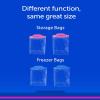 imageZiploc Gallon Food Storage Freezer Bags Stay Open Design with StandUp Bottom Easy to Fill 66 Bags Total14 Count