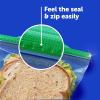 imageZiploc Sandwich and Snack Bags with EasyGuide Texture Plastic Storage Bags with Grip n Seal Technology 105 Bags Total40 Count