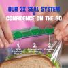 imageZiploc Sandwich and Snack Bags with EasyGuide Texture Plastic Storage Bags with Grip n Seal Technology 105 Bags Total40 Count