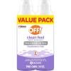 imageOFF Clean Feel Insect Repellent Aerosol with 20 Picaridin Bug Spray with Long Lasting Protection from Mosquitoes Feels Good on Skin 5 oz5 Ounce Pack of 2