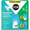 imageSTEM Light Trap Indoor Fruit Fly Trap Effective Insect Control for Home Attracts and Traps Flying Insects Emits Soft Blue Light Starter Kit with 2 PlugIn Devices and 2 Cartridges2 Devices  2 Cartridges Pack of 1