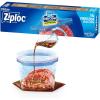 imageZiploc Gallon Food Storage Freezer Bags Stay Open Design with StandUp Bottom Easy to Fill 66 Bags Total14 Count