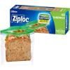 imageZiploc Sandwich and Snack Bags with EasyGuide Texture Plastic Storage Bags with Grip n Seal Technology 105 Bags Total40 Count