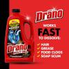 imageDrano Max Gel Drain Clog Remover and Cleaner for Shower or Sink Drains Unclogs and Removes Hair Soap Scum and Blockages 80 Oz Pack of 280 Fl Oz Pack of 1