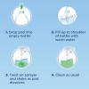 imageScrubbing Bubbles Dissolve Concentrated Pod Bathroom Cleaner  Starter Kit 1 Reusable Bottle 3 Concentrated Dissolvable PodsStarter Kit