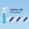 imageWindex Dissolve Concentrated Pods Glass Cleaner Starter Kit contains 1 Reusable Bottle 3 Concentrated Dissolvable Pod