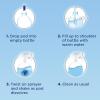 imageWindex Dissolve Concentrated Pods Glass Cleaner Starter Kit contains 1 Reusable Bottle 3 Concentrated Dissolvable Pod