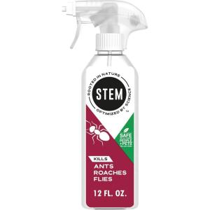 imageSTEM Kills Ants Roaches And Flies PlantBased Active Ingredient Bug Spray Botanical Insecticide For Indoor And Outdoor Use 12 fl oz Pack Of 1Unscented