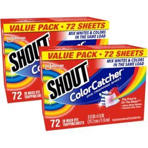 imageShout Color Catchers for Laundry Allow Mixed Washes Prevents Color Runs and Maintains Original Clothing 72 Count72 Count Pack of 2