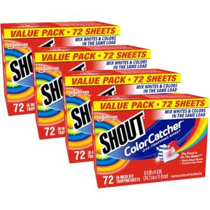 imageShout Color Catchers for Laundry Allow Mixed Washes Prevents Color Runs and Maintains Original Clothing 72 Count72 Count Pack of 4