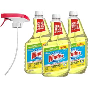 imageWindex Refill Multipurpose Disinfectant Cleaner Spray with Reusable Trigger Bottle Made from 100 Recovered Coastal Plastic Surface Cleaning Spray Citrus Fresh Scent 32 Fl Oz Pack of 332 fl oz Refill with Trigger Attachment 3 pack