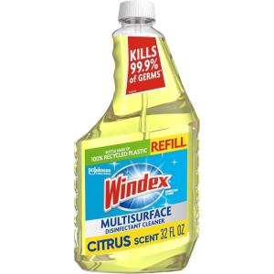 imageWindex Refill Multipurpose Disinfectant Cleaner Spray with Reusable Trigger Bottle Made from 100 Recovered Coastal Plastic Surface Cleaning Spray Citrus Fresh Scent 32 Fl Oz Pack of 332 Fl Oz Pack of 1