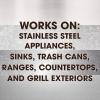 imagePledge Expert Care Stainless Steel Polish Fridge Spray Lemon Scent 97oz97 Fl Oz Pack of 1