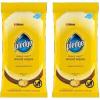 imagePledge Expert Care Enhancing Wood Wipes Lemon Scent 24 Count Pack of 6 144 Total Wipes24 Count Pack of 2
