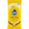 imagePledge Expert Care Enhancing Wood Wipes Lemon Scent 24 Count24 Count Pack of 1