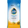 imagePledge Multisurface Cleaning Wipes pH Balanced Fresh Citrus 25 Count25 Count Pack of 6