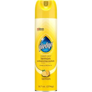 imagePledge Enhancing Polish Furniture ampamp Wood Spray Lemon Scent 97oz97 Ounce Pack of 1