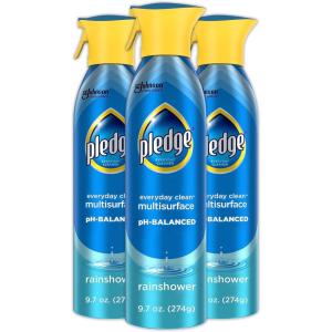 imagePledge pHBalanced Multisurface Spray Everyday Cleaner Rainshower Scent 97oz Pack of 397 Fl Oz Pack of 3